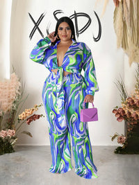 Plus Size Couple Outfits Autumn Pants Set Women's Outfits