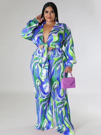 Plus Size Couple Outfits Autumn Pants Set Women's Outfits