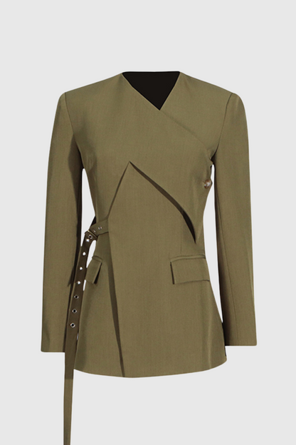 Serafina Cross Buckle Blazer