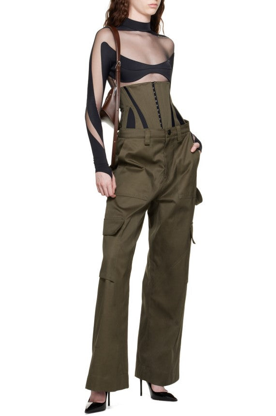 Zaniya Cargo  Corset Pants Set