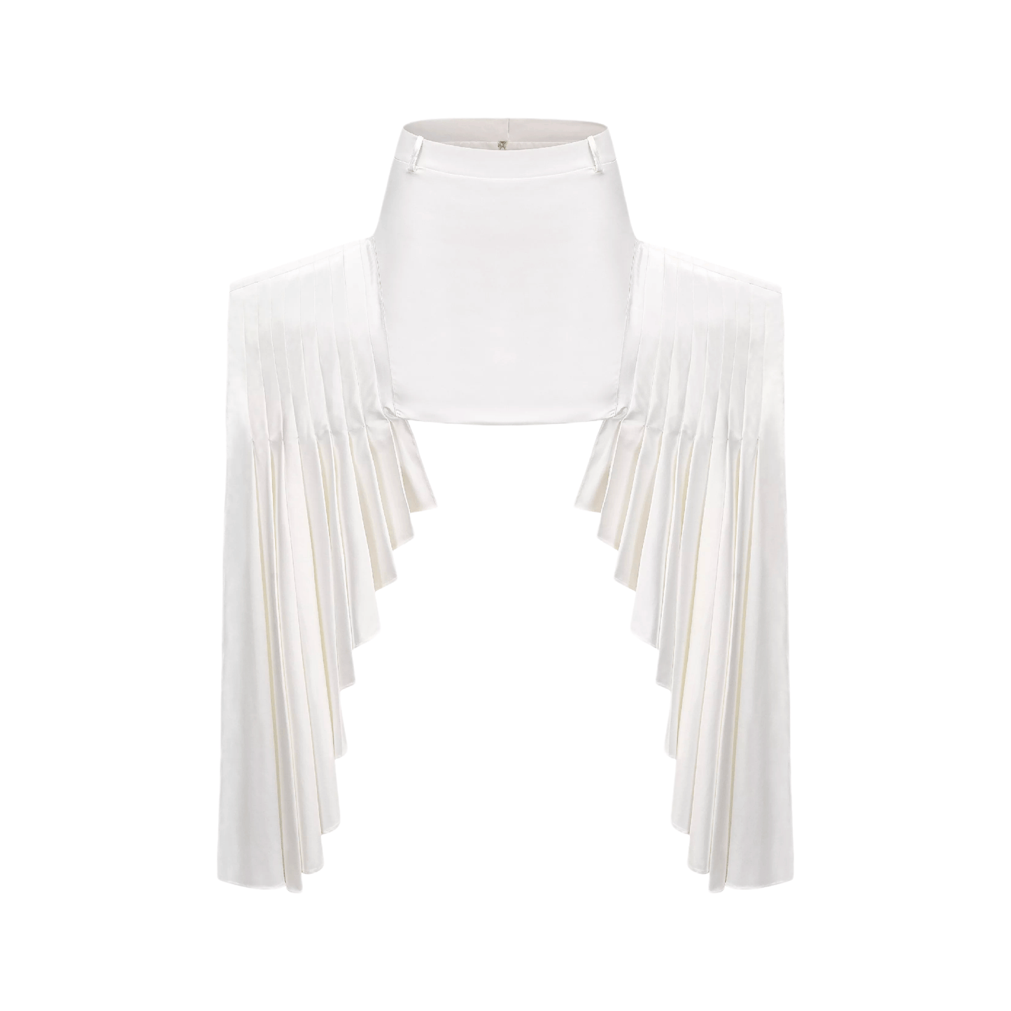 Karina layered-hemline mini skirt