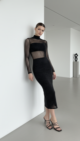 Maison Midi Party Dresses for Women Long Sleeve