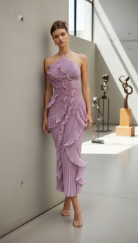 Elegant Sexy A-line Backless Evening Dress 2025