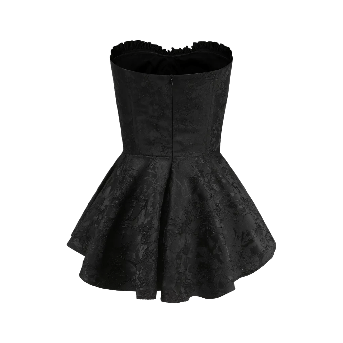 Airina lace-embroidered flared mini dress