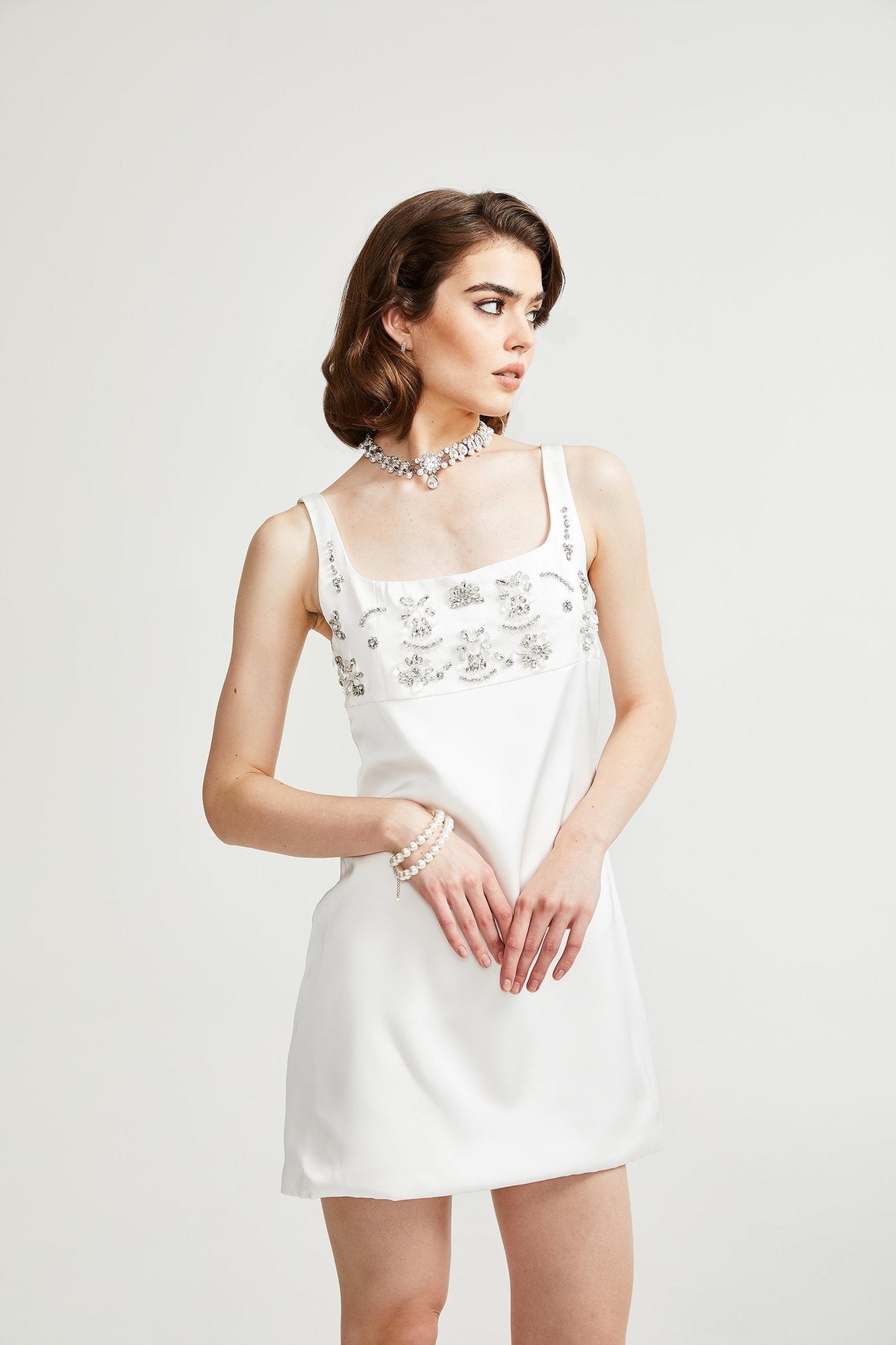 Ardelle embellished mini dress