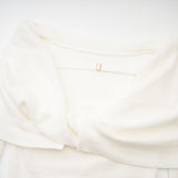 Ava knitted strapless long-sleeve top
