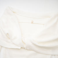Ava knitted strapless long-sleeve top