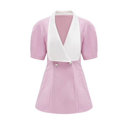 Azura open-back mini dress