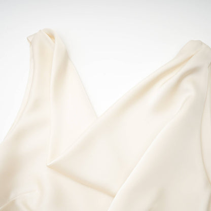 Beatrice cowl-effect flared mini dress