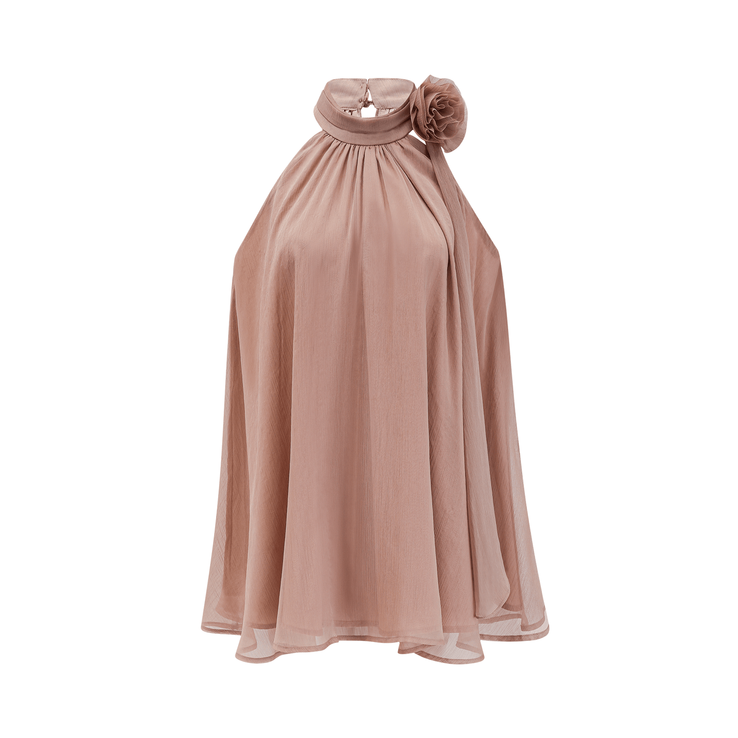 Beatrix pink sleeveless chiffon dress