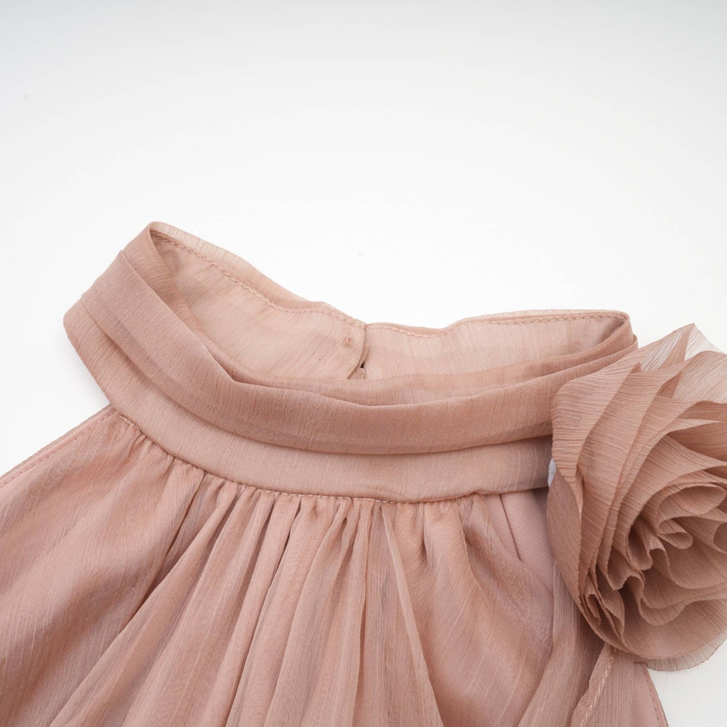 Beatrix pink sleeveless chiffon dress