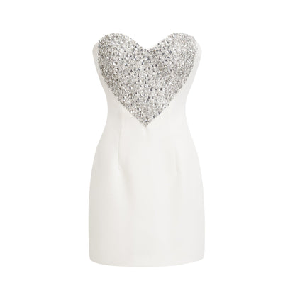 Cressida embellished off-shoulder mini dress