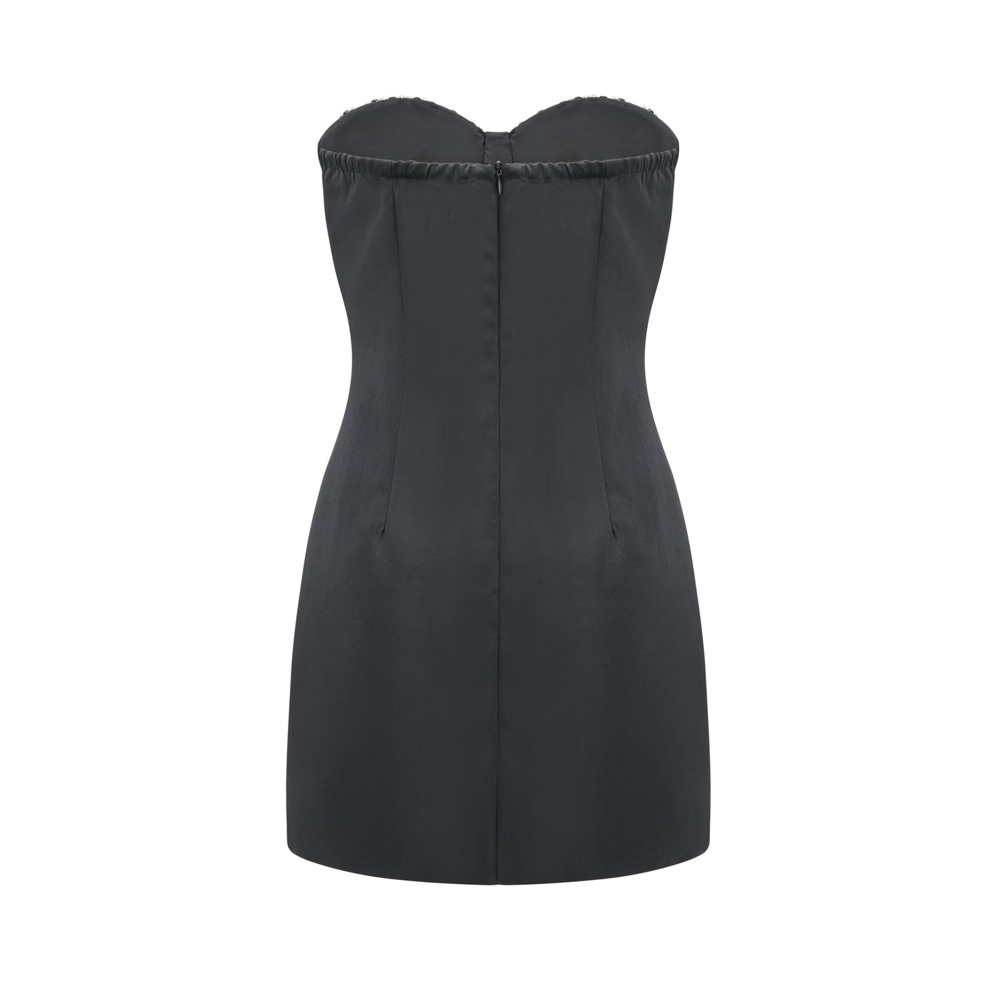 Emmeline crystal-embellished mini dress in Black