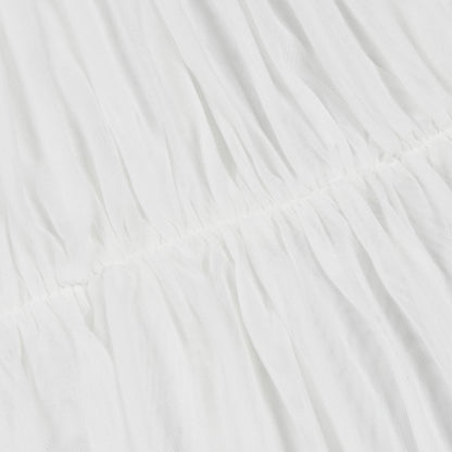 Gia white mesh gloves dress