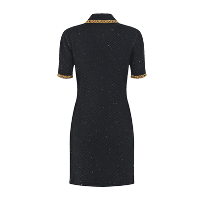 Héloïse sequin knitted dress