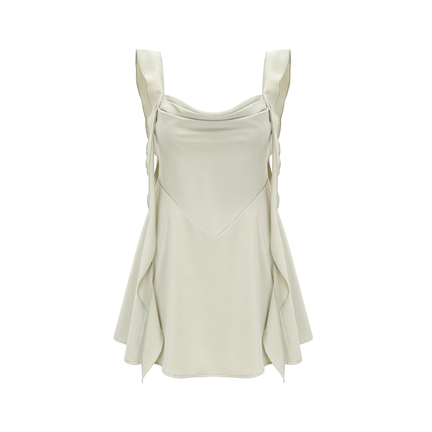 Karina satin mini dress with bra pads