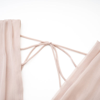 Kordney pink layered ruffled long-sleeve mini dress