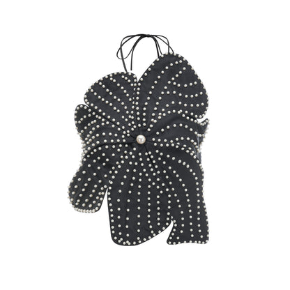 Maëlle faux-pearl embellished top