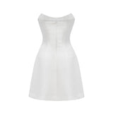 Melisande black embellished mini dress