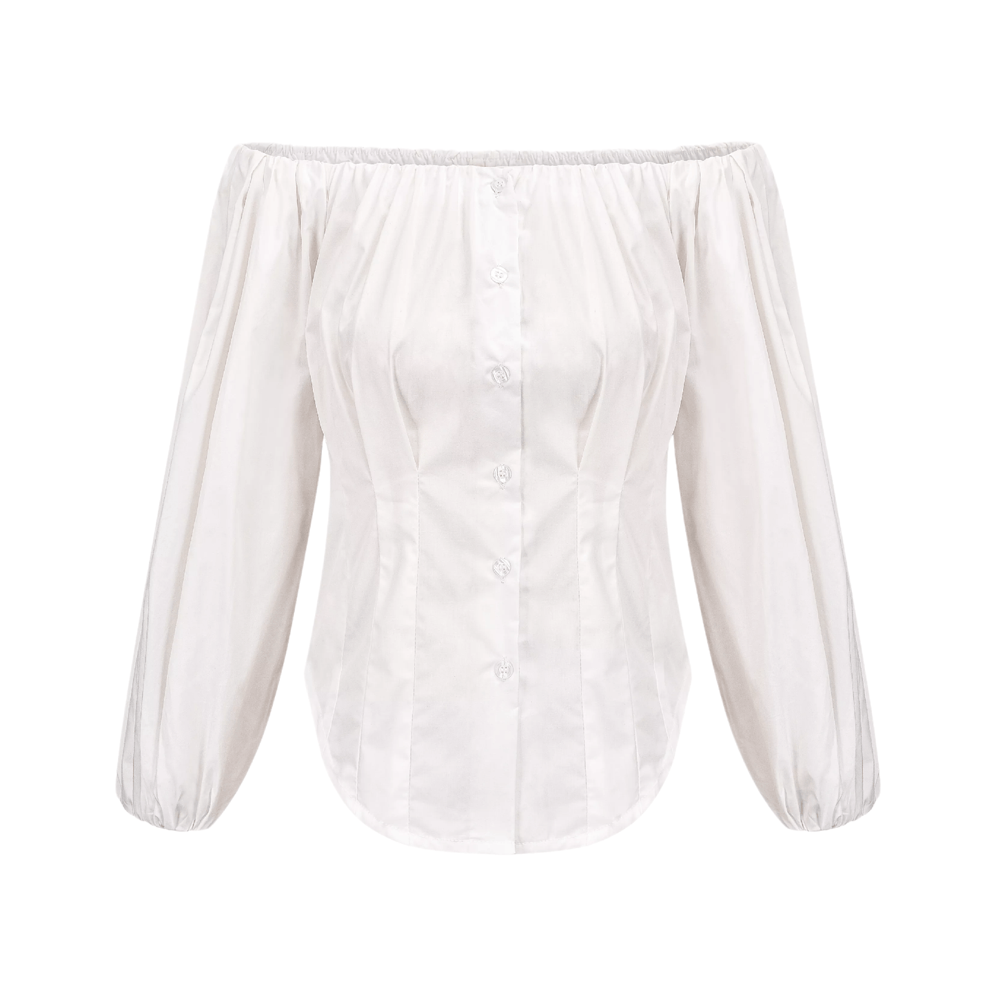 Pan's Labyrinth-off-shoulder puff sleeve top