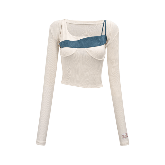 Star Wars-panelled two-piece crop top