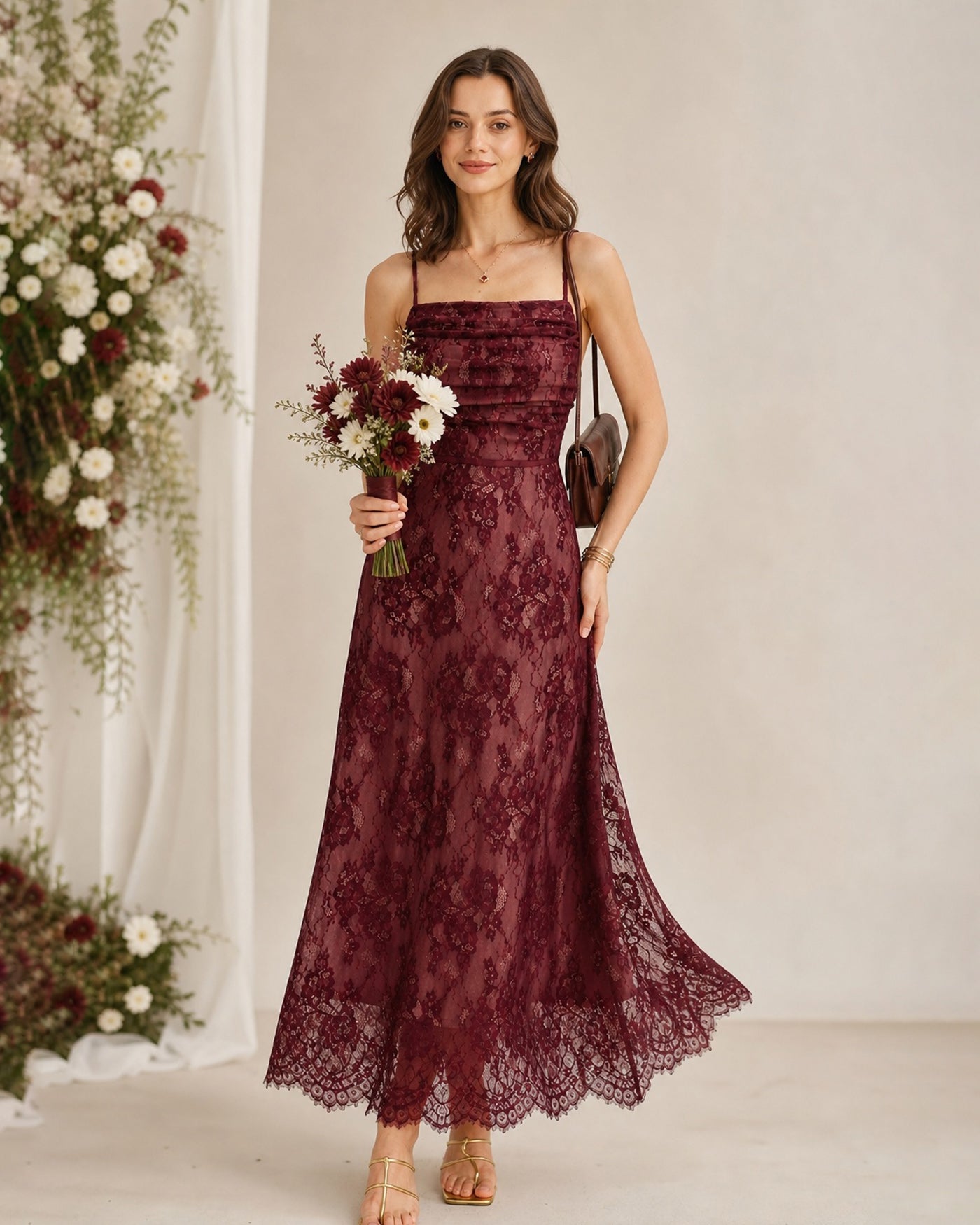 Women's Knitted Polyester Maxi Dresses Dresses - RIHOAS