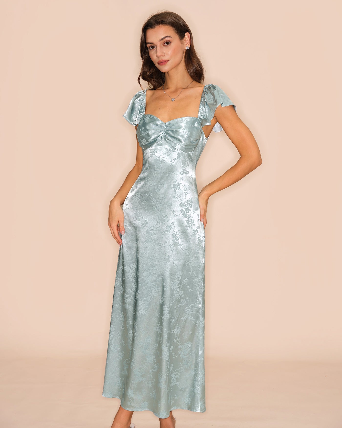 Women's Woven Polyester Maxi Dress Dresses - RIHOAS