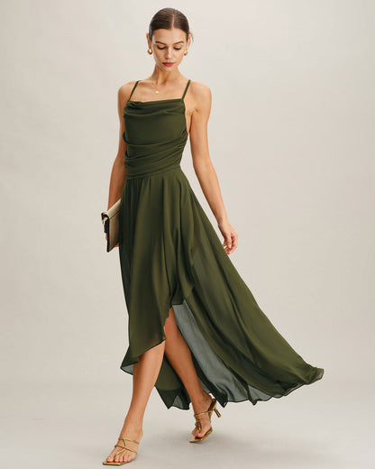 Women's Woven Polyester Maxi Dress Dresses - RIHOAS