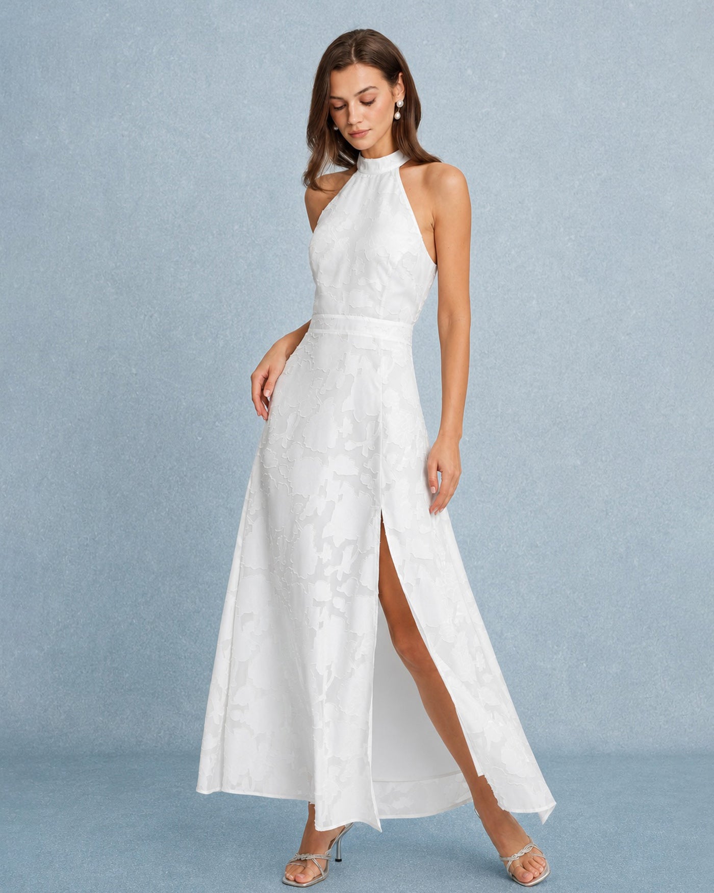 Women's Woven Polyester Maxi Dress Dresses - RIHOAS