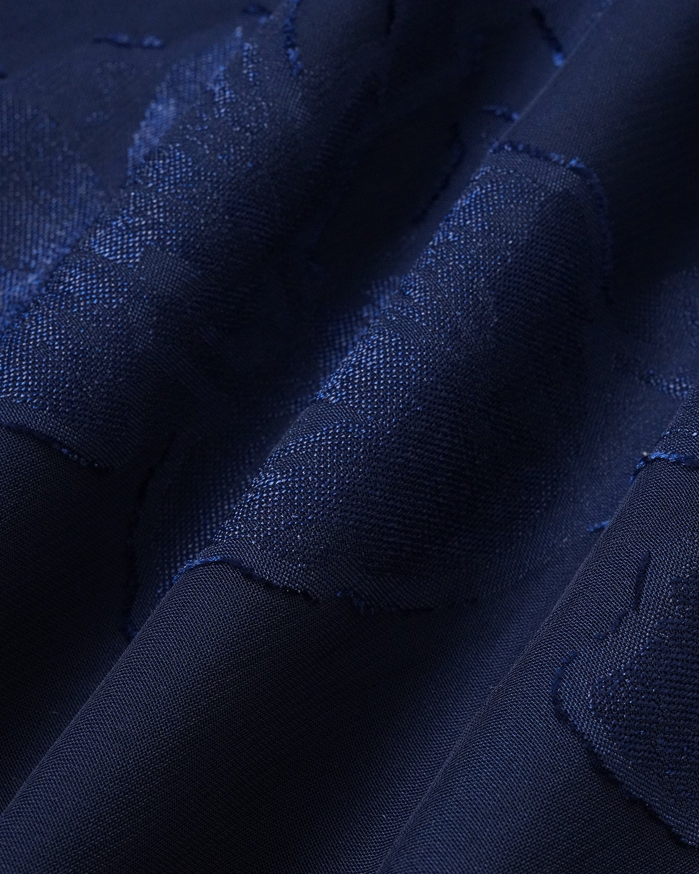 Navy Jacquard Slip Maxi Dress