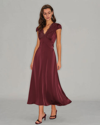 Women's Woven Polyester Maxi Dress Dresses - RIHOAS
