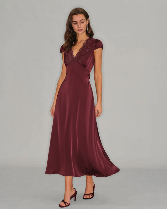 Women's Woven Polyester Maxi Dress Dresses - RIHOAS