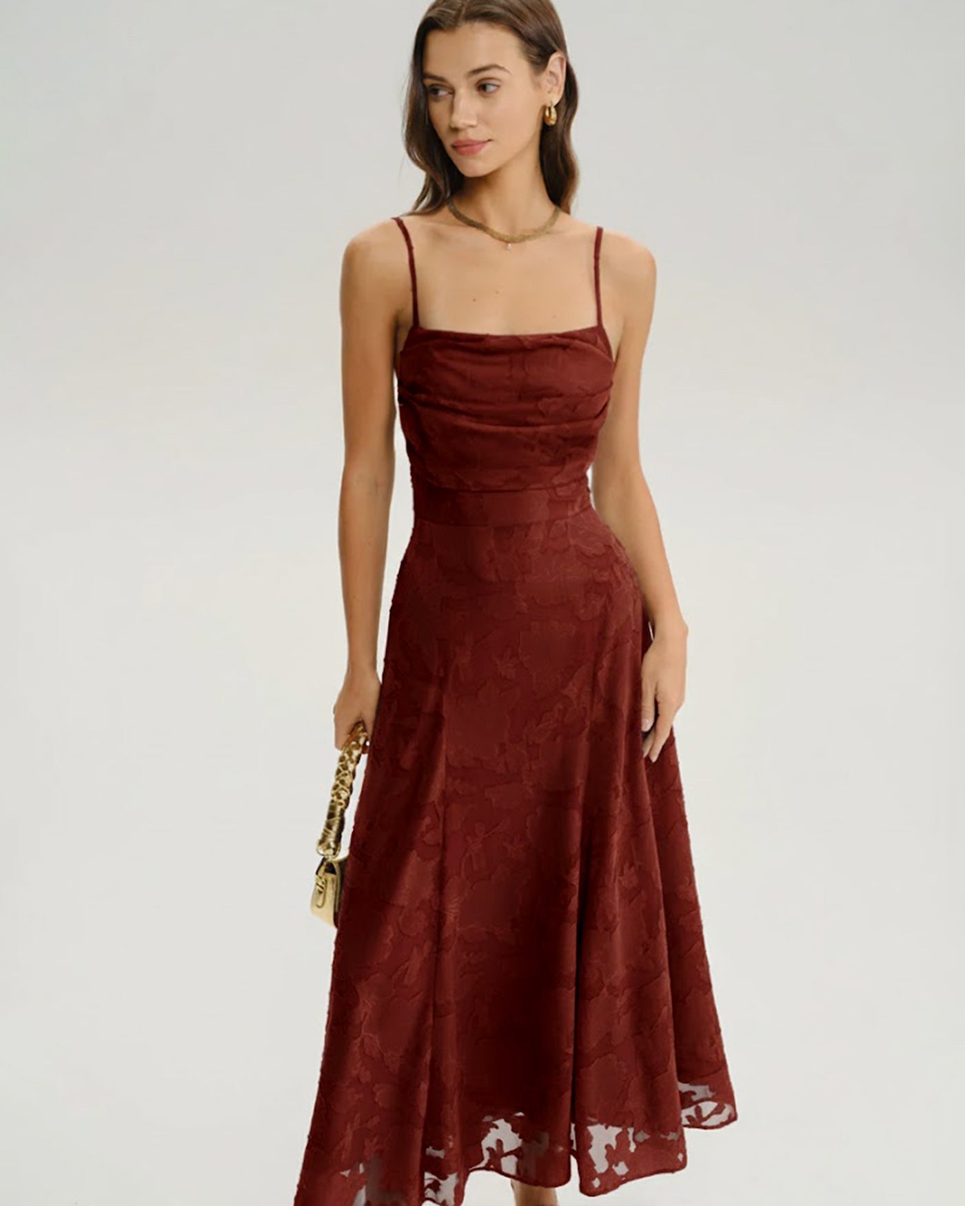 Women's Woven Polyester Maxi Dress Dresses - RIHOAS