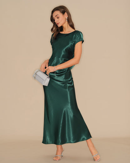 Women's Woven Polyester Maxi Dress Dresses - RIHOAS