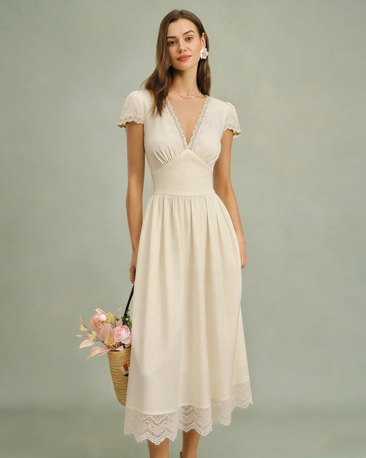 Women's Woven Polyester  Maxi Dress Dresses - RIHOAS