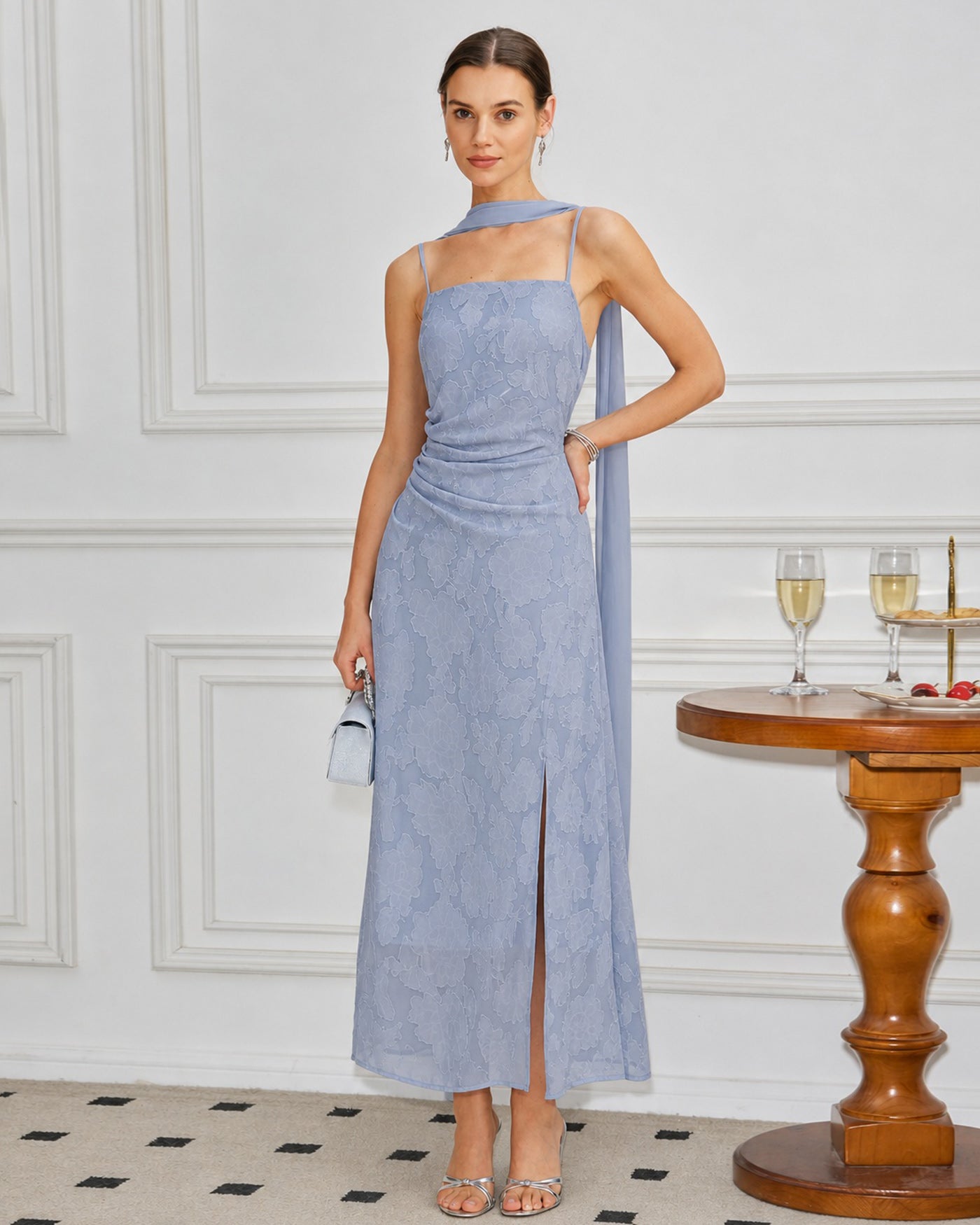 Women's Woven Polyester Maxi Dresses Dresses - RIHOAS