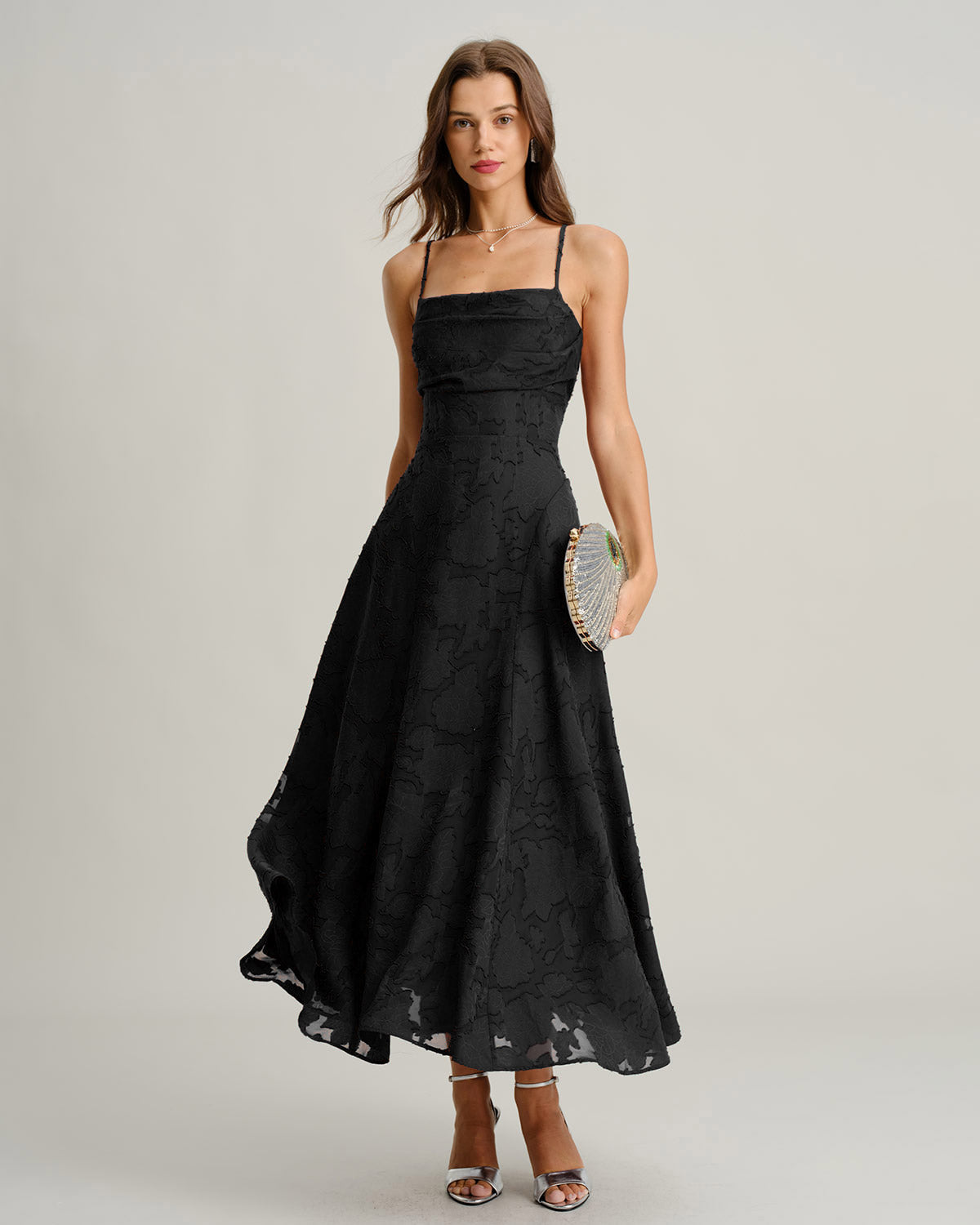 Women's Woven Polyester Maxi Dresses Dresses - RIHOAS