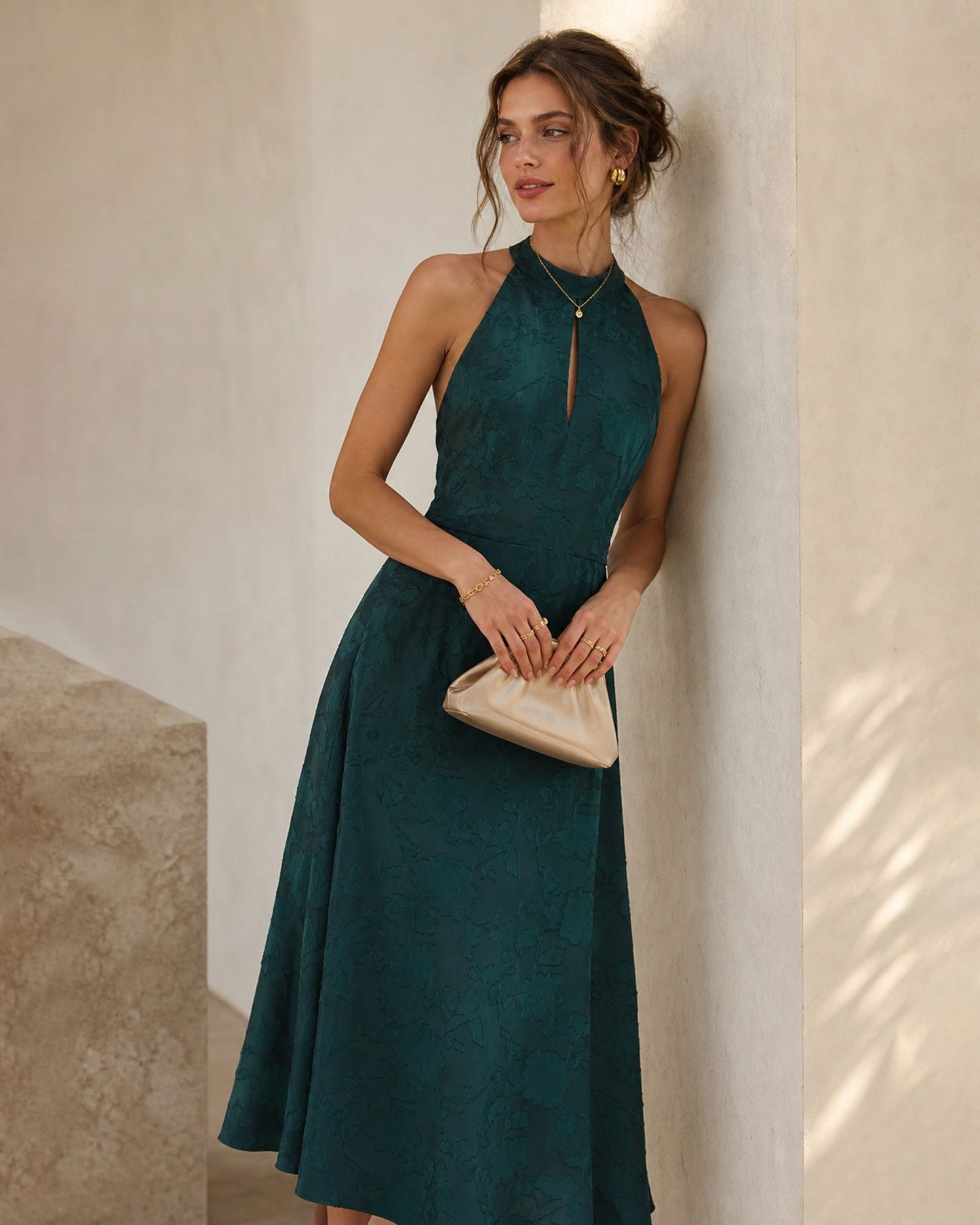 Women's Woven Polyester Maxi Dresses Dresses - RIHOAS