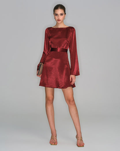 Women's Woven Polyester Mini Dress Dresses - RIHOAS