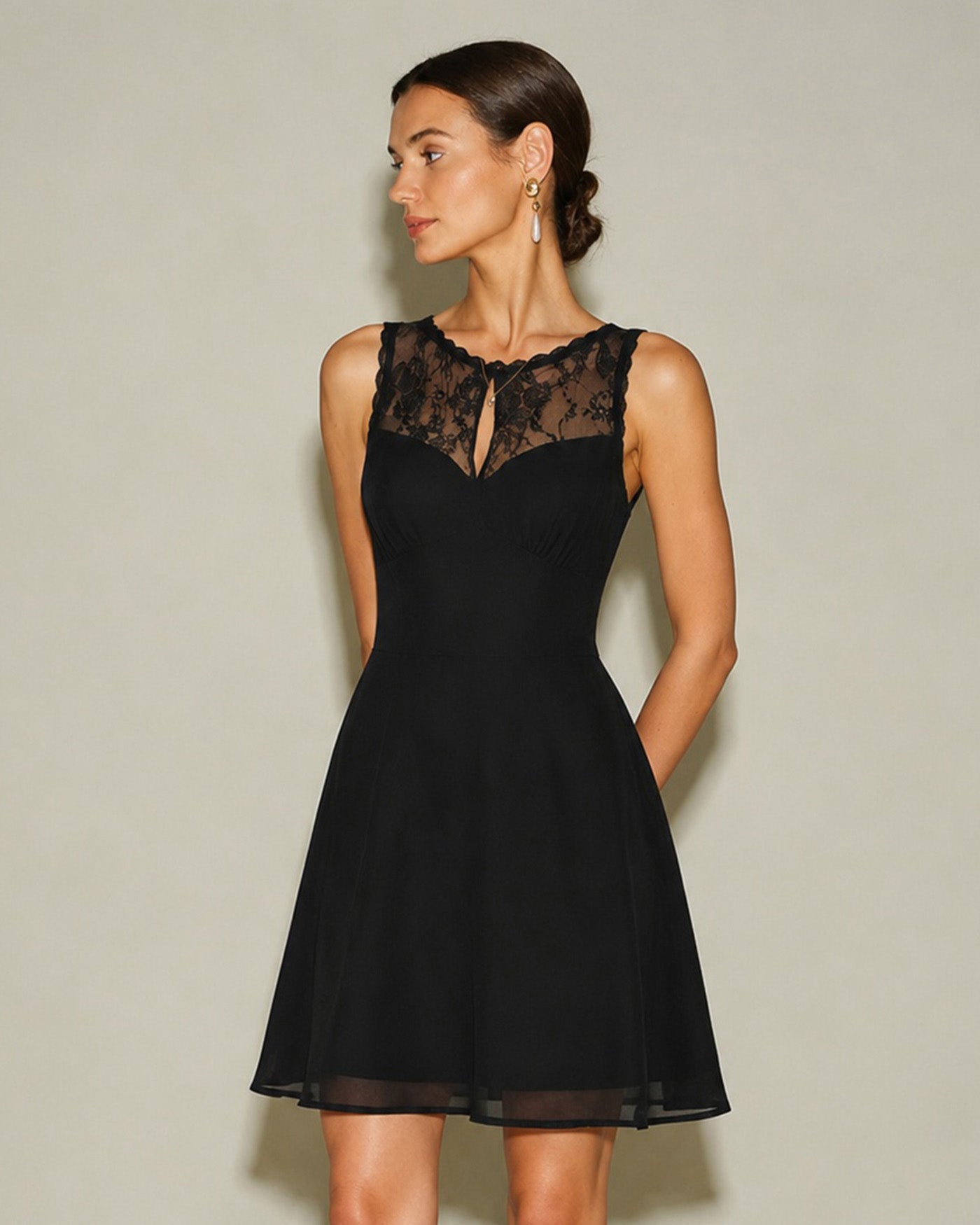 Women's Woven Polyester Mini Dress Dresses - RIHOAS