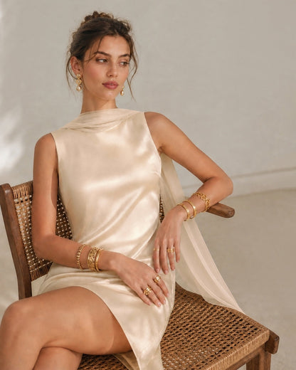 Women's Woven Polyester Mini Dress Dresses - RIHOAS