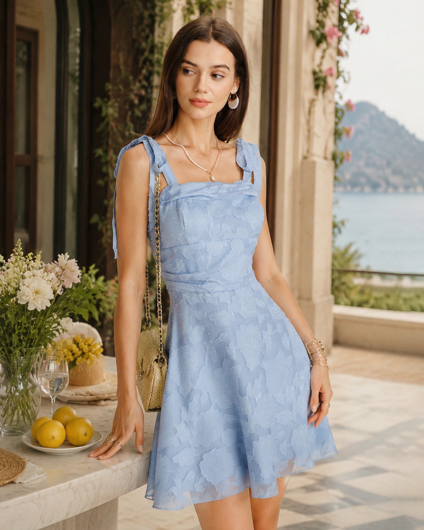 Women's Woven Polyester Mini Dresses Dresses - RIHOAS